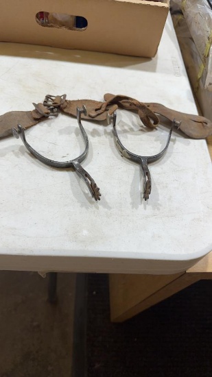 Pair of K.B & P spurs