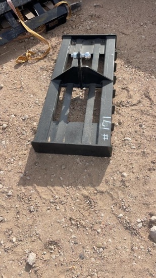 Skid Steer trailer board with ball