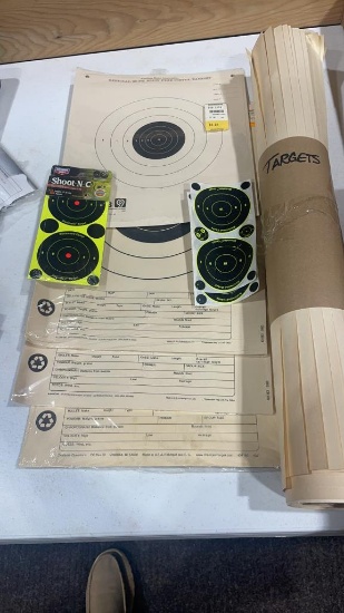 Lot of paper targets.