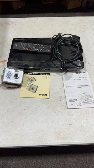 DVD player & camera