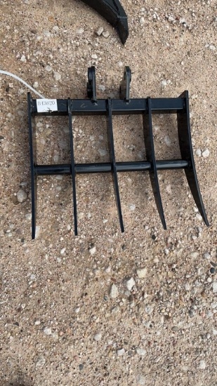 MiVA Rake for mini Excavator