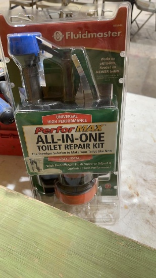 All-in-one toilet repair kit