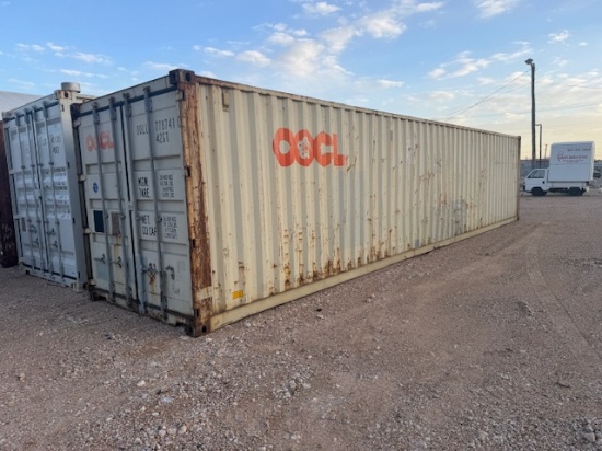 Used 40’ shipping container