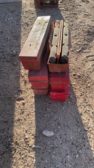Lot of safety triangles