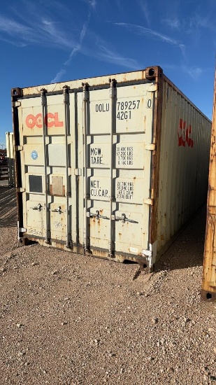 40’ Used shipping container.