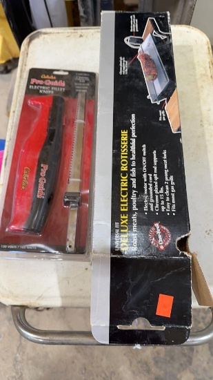 Electric rotisserie & fillet knife