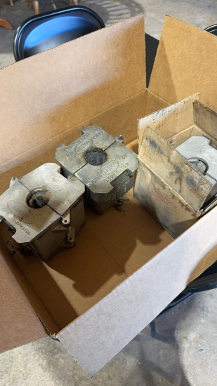 Lot of 3 polish rod lubricators