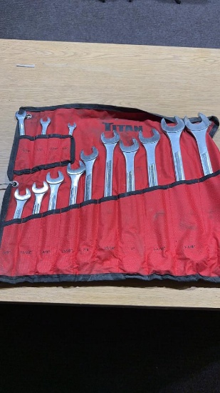 Combo wrench set-missing 7/16 wrench