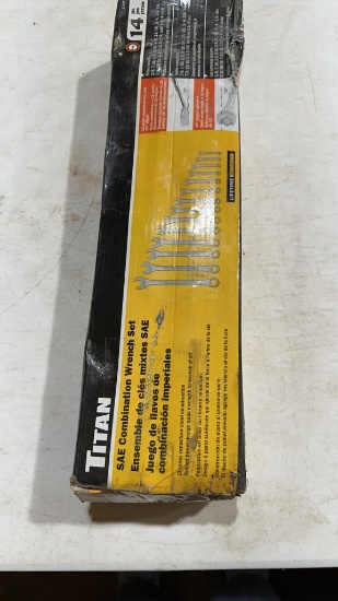 New 14pc Titan SAE combo wrench set