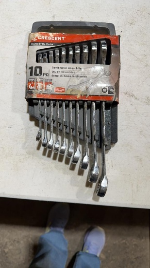 New 10pc Cresent  metric combo wrench set