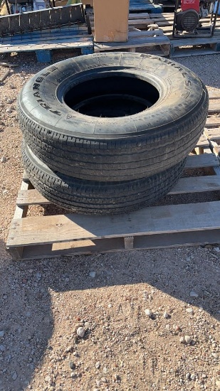 2) ST 235/85R16 tires
