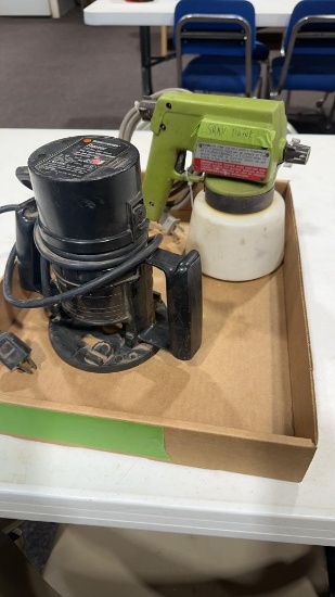 Router & paint sprayer