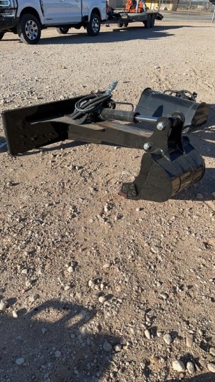 Backhoe attachment for skid steer