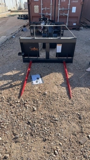 LandHonor Bale Spear for Skid Steer