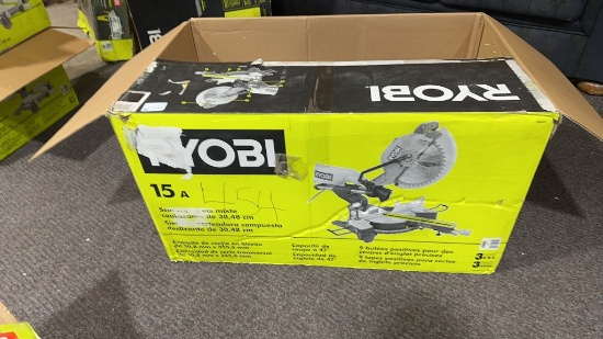 RYOBI 12” sliding compound miter saw