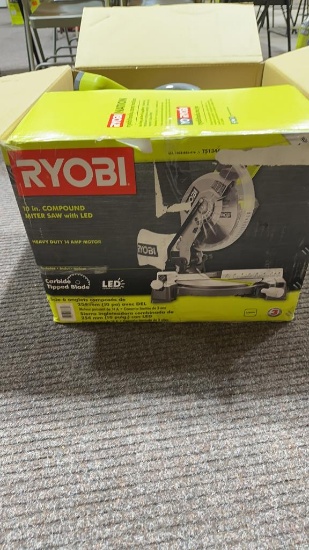 RYOBI 10" compound miter saw w/LED