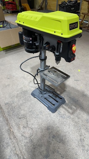 RYOBI 10" bench drill press w/laser