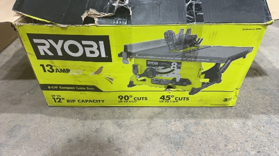 RYOBI 8-1/4" compound table saw