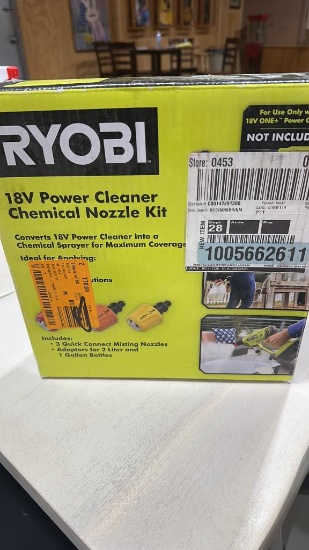 RYOBI 18V power cleaner chemical nozzle kit