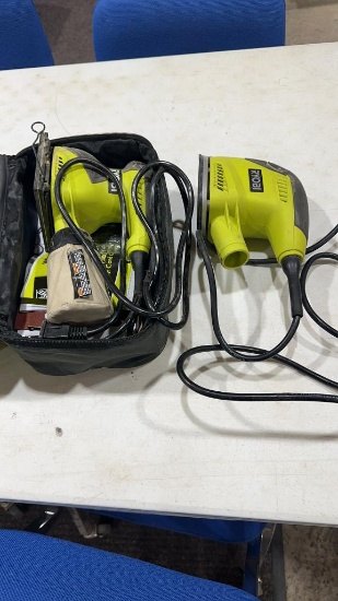 RYOBI 1/4" sheet finish sander & detail sander