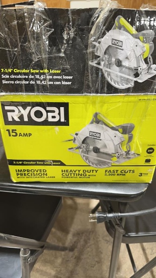 RYOBI 7-1/4" circular saw w/laser