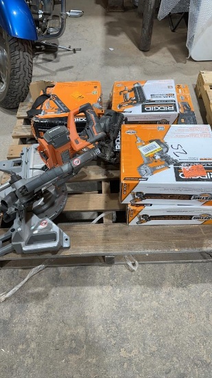 Lot of RIDGID tools