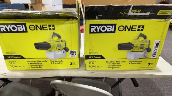 2 Ryobi 18V foggers—Tool Only
