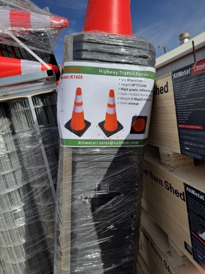 60pc Traffic Cones