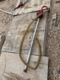 Hand operated fuel pump