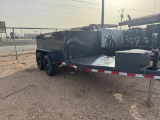 Lamar 990 gal fuel trailer