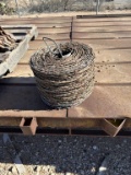 Roll of 15 1/2ga barbed wire