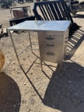 Stainless steel desk