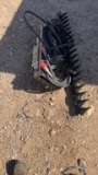 Mini Skid Steer hedge trimmer