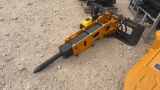 Hydraulic breaker for skid steer