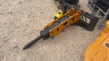 Hydraulic breaker for skid steer