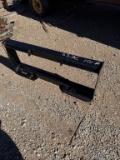 Skid steer attachment frame