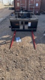 LandHonor Bale Spear for Skid Steer