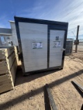 Portable restroom with shower