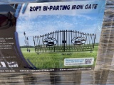 20' Double Gate with Cow & Calf Design