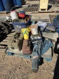 Pallet of misc camping & fishing supplies