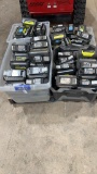 Large lot of RYOBI 40V batteries