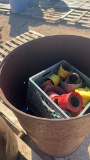 Lot of thread protectors in 2 barrels