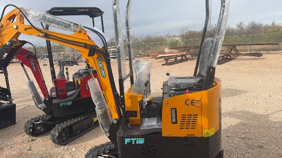 FT13 Mini Excavator yellow