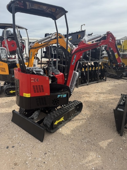 FT13 Mini Excavator red