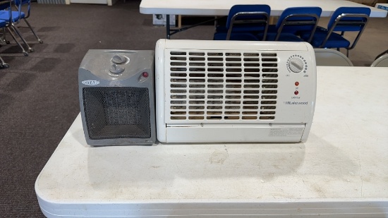 2 electric heaters