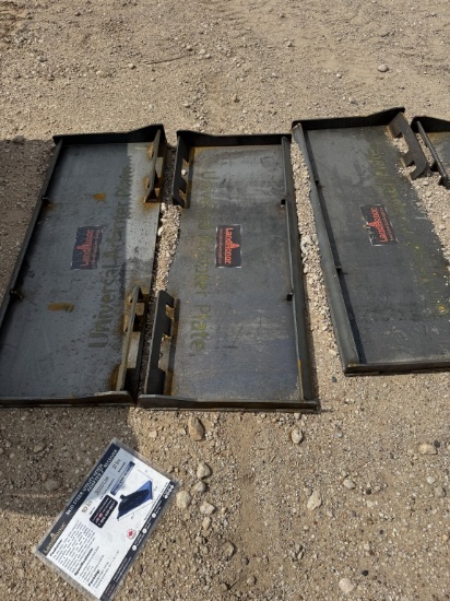 Landhonor Blank Skid Steer Adaptor Plate Single
