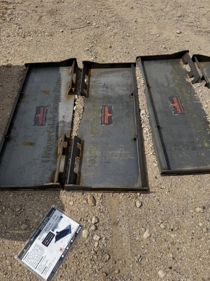 Landhonor Blank Skid Steer Adaptor Plate Single