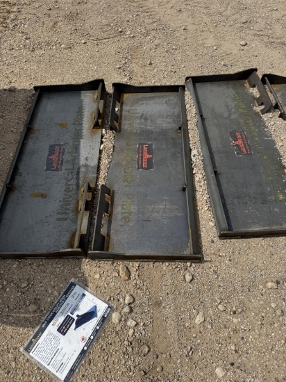 Landhonor Blank Skid Steer Adaptor Plate Single
