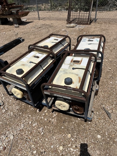 Pallet of 4 generators-for parts