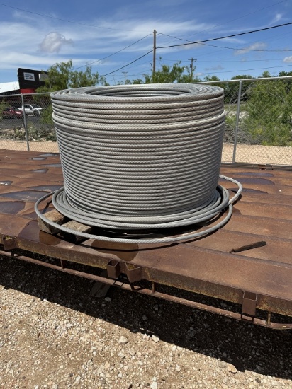 Roll of aluminum transmission wire